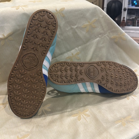 Adidas Samoa 2013 Blue / Turquoise / White Tennis / Athletic / Sneakers / Shoes. - Picture 11 of 11